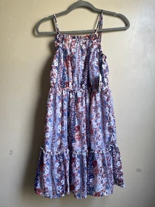 NWT sincerely Jules tiered mini prairie dress size M ditsy floral print - Picture 1 of 12