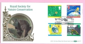1992 BENHAM BLCS77 - RSNC FDC - THE GREEN ISSUE Otters - Shs OTTERHAMPTON - Bild 1 von 2