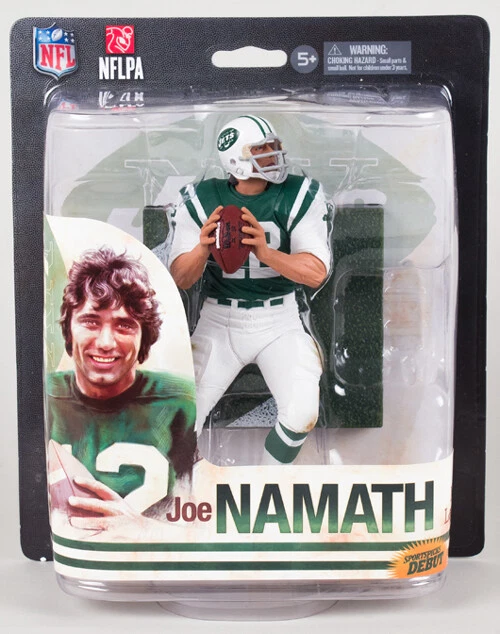 McFarlane NFL Series 33 New York Jets Joe Namath Green Jersey - non mint package - Image 1 of 1