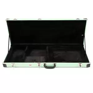 Allen Eden Seafoam Green Hard Shell Guitar Case for Strat / Tele Styles - Picture 1 of 8