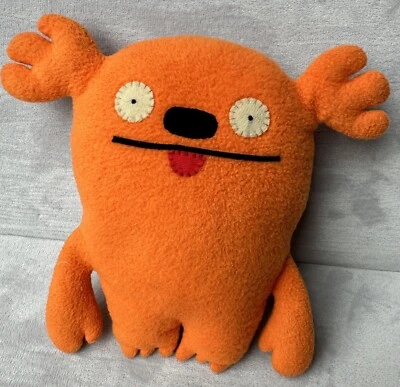 Boneca Uggly Mrs Kassogi Pelúcia Laranja Monstro Brinquedo Bicho de Pelúcia Muito Feio 7" - Imagem 1 de 4