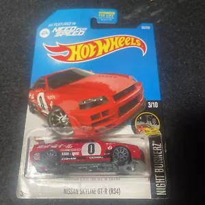 2016 Hot Wheels Need For Speed Nissan Skyline GT-R R34 Nightburnerz 83/250 #3/10 - Bild 1 von 5