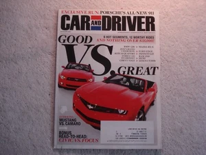 Auto und Fahrer 2011 August Porsche Camaro vs Mustang Fiat 500 Saab 9 Dodge - Bild 1 von 1
