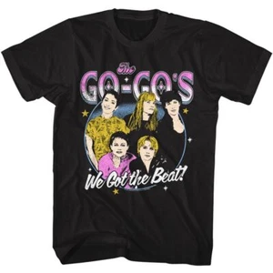 The Go-Go's We Got The Beat Black Adult T-Shirt - Picture 1 of 2
