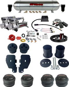 Complete Slam SV-8C Manifold w/580 Chrome Air Suspension Kit Bags 1965-70 Impala - Picture 1 of 24