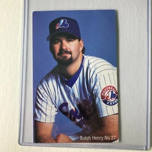 Vintage Butch Henry No 27 Montreal Expos Baseball Print 1993-1995 - Picture 1 of 6