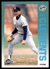 1992 Fleer Pat Clements Baseball Cards #602