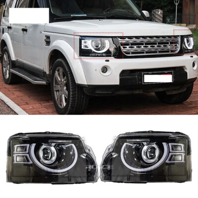Conjunto de par de faros delanteros LED para Land Rover Discovery LR4 2010-2016 Foto 1 de 4