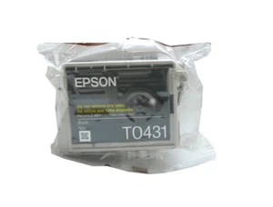 Original Epson Ink Cartridge T0431 Black for Stylus 84 85 86 6400 6500 6600 B - Picture 1 of 1
