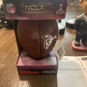 NOLA Super Bowl XLVII Replica Gameball Football New Orleans 2.3.13 - Picture 1 of 4