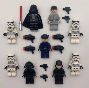 LEGO Star Wars Darth Vader Stormtrooper Imperial Officer Minifigure Lot - Picture 1 of 2