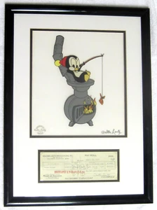 CELDA SERIGRÁFICA ORIGINAL CHILLY WILLY WALTER LANTZ - ENMARCADA CON CHEQUE FIRMADO - CERTIFICADO DE AUTENTICIDAD - Imagen 1 de 6