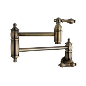 Elements of Design ES3103AL Pot Filler, Vintage Brass - Picture 1 of 5