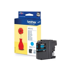 Brother LC-121C Inkjet Cartridge, Cyan, Single Pack, Standard Yield, Includes 1  - Bild 1 von 10