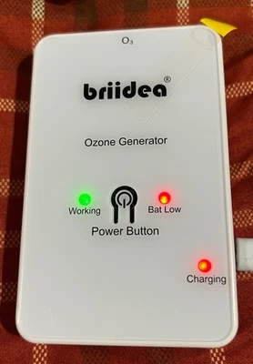 briidea ozone odor purifier remive human scent hunting gear - Image 1 of 4