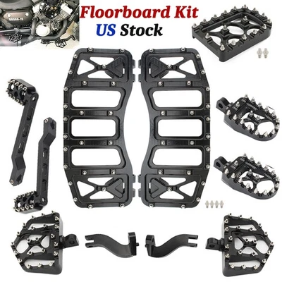 Подножки для пола для Harley Touring 1988-24 Road King Street Electra Glide - Изображение 1 из 4