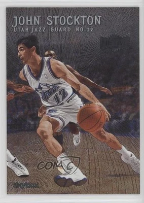 1999-00 Skybox Metal John Stockton #114 HOF - Image 1 of 2