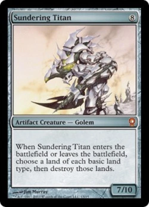 MTG English Sundering Titan NM Foil From the Vault: Relics - Image 1 of 1