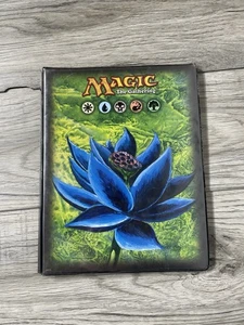 2009 Magic The Gathering Binder Playing Card Lotus Flower Vintage L Trading - Picture 1 of 5