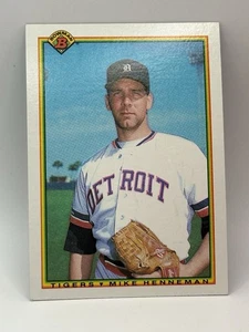 1990 Bowman #345 Mike Henneman - Picture 1 of 2
