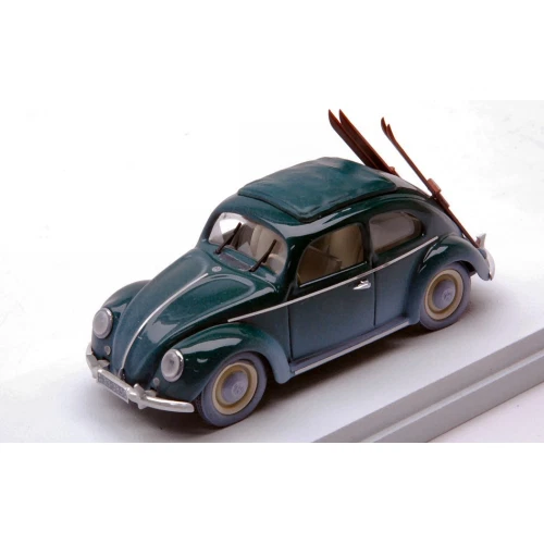 VW MAGGIOLINO WINTER VACATION 1950 WITH SKI 1:43 Rio Auto Stradali Modellino Nuo - Immagine 1 di 1