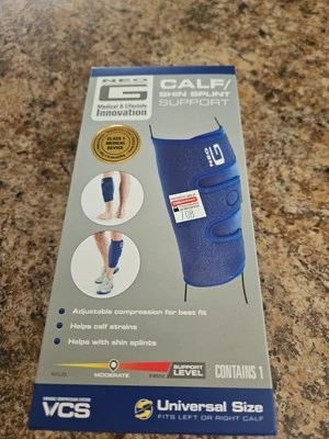 Calf Shin Splint Support Adjustable Compression One Size Fits Most Left Or Right - Image 1 of 4