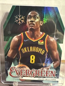 2025-26 Topps Holiday Advent Calendar - Jalen Williams - Evergreen EV-JW!! - Picture 1 of 2