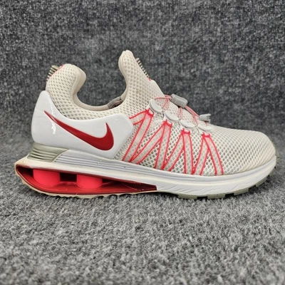 Nike Shox Gravity Mujer Talla 8 Blanco Rojo Universitario Zapatos Atléticos para Correr Foto 1 de 4