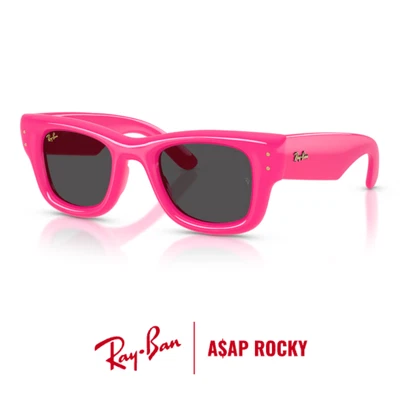 Ray-Ban x A$AP Rocky Странник пуховик RB 4940 6832/87 Fucsia (розовый) + ультра черный - Изображение 1 из 4