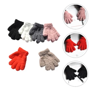 6 pares de guantes portátiles para niños cómodos guantes compactos cálidos - Imagen 1 de 12