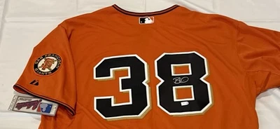 Brian Wilson Signed Majestic Authentic San Francisco Giants Jersey MLB - Image 1 of 4