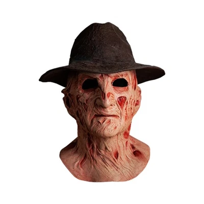 Máscara e chapéu Freddy Halloween Trick or Treat Studios Nightmare on Elm Street 4 NOVO - Imagem 1 de 3