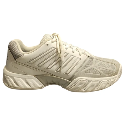 Zapatos de tenis K-Swiss Bigshot Light 3 para mujer EE. UU. 10 blancos grises con cordones 95366-153-M Foto 1 de 4