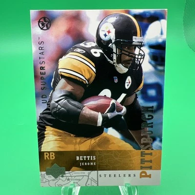 Jerome Bettis 2003 Upper Deck Superstars Card #195 NFL Pittsburgh Steelers - Image 1 of 2