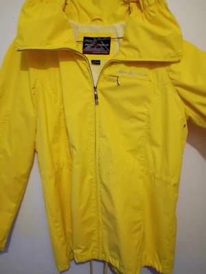 Abrigo de lluvia amarillo para mujer ZeroXposur talla grande cremallera completa Foto 1 de 4