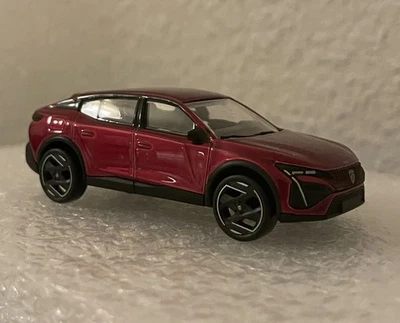 Miniature Norev Peugeot 408 rouge 1:64 1/64 3 inches Voiture Neuve sans Boîte - Photo 1/4