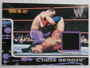 2002 Fleer WWE Royal Rumble Memorabilia Chris Benoit Event-Used Ring Skirt - Picture 1 of 2