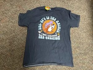 Buc-ee’s Is The Answer Don’t Remember Question Shirt schwarz neu Etikett Large Beaver - Bild 1 von 3