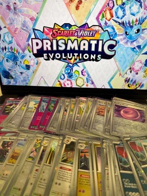 Prismatic Evolutions Holos, Reverse Holos, Pokeball &Masterbal: Choose Your Card - Image 1 of 4