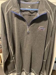 Tommy Bahama University Of Florida Alligatoren Herren Gr. XXL grau 1/4 Reißverschluss - Bild 1 von 4