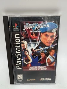 Street Fighter: The Movie - Long Box (PlayStation 1 PS1, 1995) CIB Complete - Picture 1 of 12