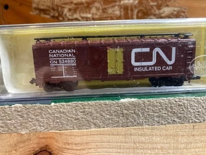 MODEL POWER N SCALE CANADIAN NATIONAL REFRIGERATED CAR #524880 - Picture 1 of 2