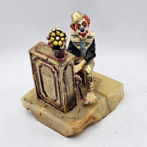Vintage Ron Lee Clown Playing Piano Large Art Sculpture Signed 1980 HEAVY - Picture 1 of 16