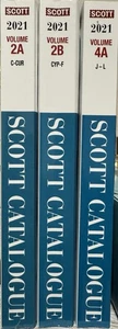 Catálogo de estampillas postales estándar Scott 2021 2A, 2B, 4A 3 volúmenes - Imagen 1 de 2