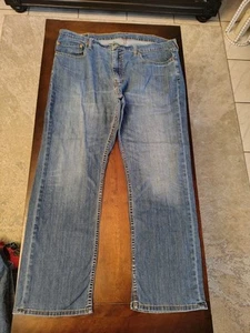 Levis 559 Jeans Mens 40X32 Blue Relaxed Straight Medium Wash Denim Pants - Picture 1 of 5