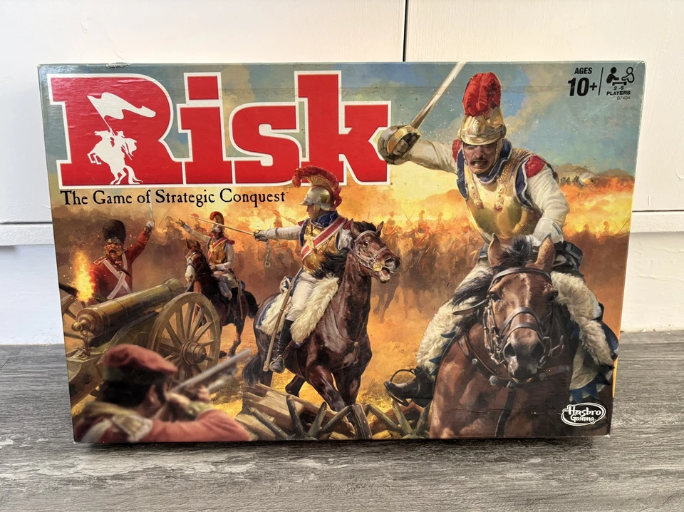 Risk The Game Of Strategic Conquest Board Game Vintage Complete & Good Condition - Image 1 of 4