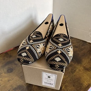 Mocasín Rothy’s The Lounge Dark Boho Talla 10.5 NUEVO En Caja - Imagen 1 de 6