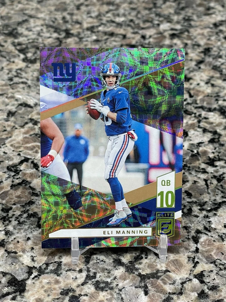 2019 Donruss Elite Eli Manning FOTL RARE TRUE Gold SSP 2/8 GIANTS HOF - Image 1 of 2