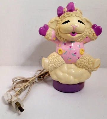 Lámpara infantil vintage 1993 Lamb Chop Night Light Shari Lewis ¡Ver fotos y descripción! Foto 1 de 4