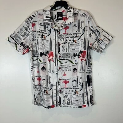 Camisa informal de manga corta con botones Spun Spirit Ford Archbold RVCA para hombre M Foto 1 de 4